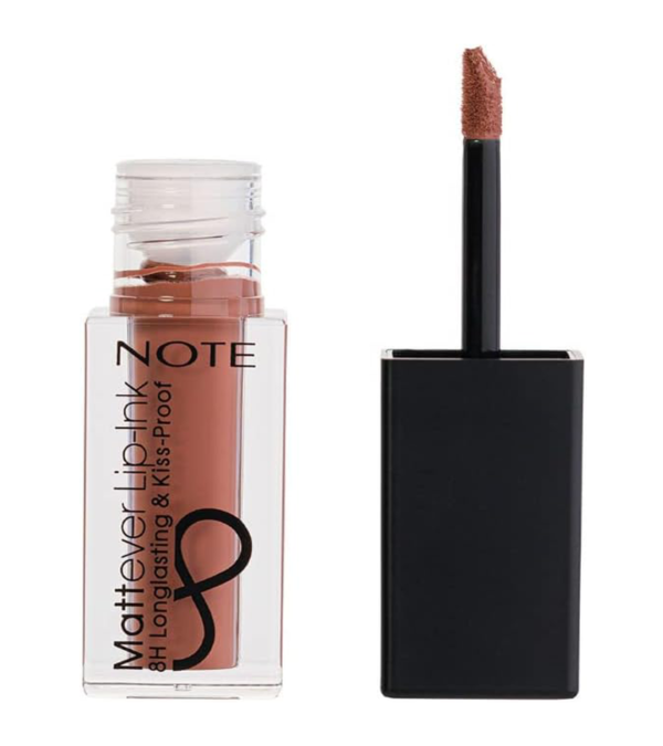 "Note Cosmetics Mattever Lip-Ink 02 Sunset Sand – Long-Lasting, Matte Finish, Rich Color, Comfortable Wear" - Image 2