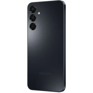 Back view of the Samsung Galaxy A16 smartphone showcasing its triple camera setup and sleek design.