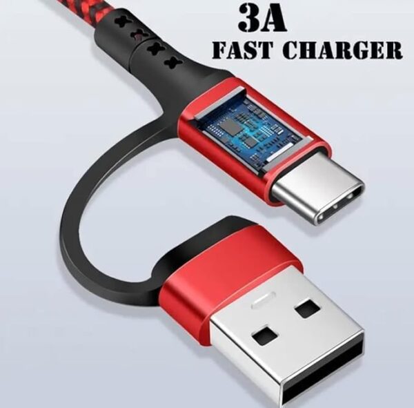 Universal USB 5-in-1 Mobile Charging Cable Versatile 5-in-1(AED-16) - Image 3