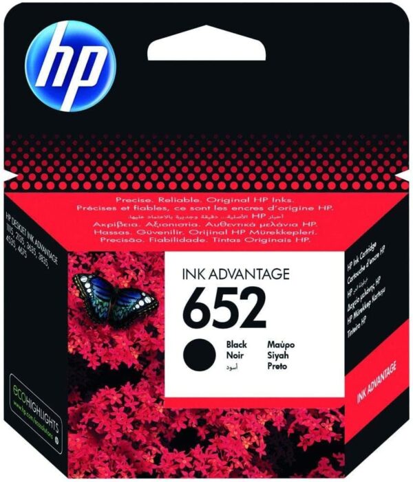 HP F6V24AE 652 Black and HP F6V25AE 652 Tri-Color Ink Cartridges, Reliable, High-Quality Prints. - Image 3