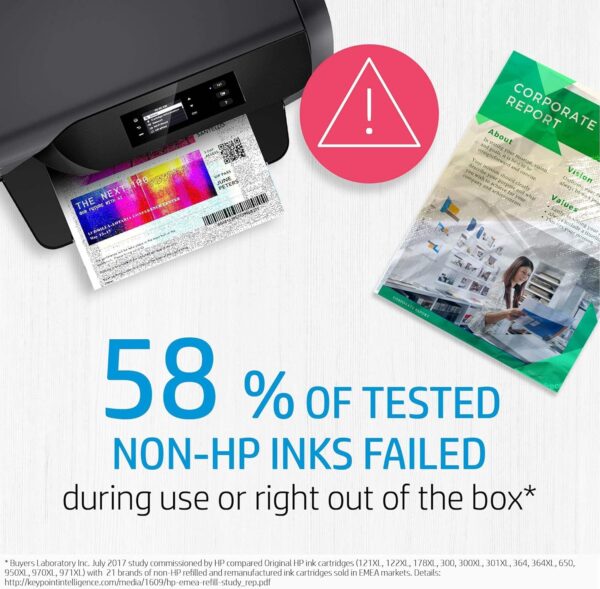 HP Cartridge Ink 305 Black offers reliable, high-quality printing with sharp, clear text. - Image 2