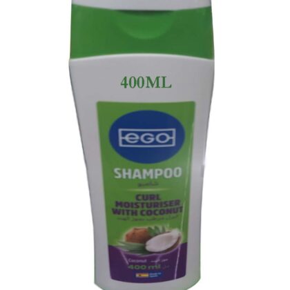 EGO Shampoo Curl Moisturiser with Coconut for hydration, softness, and defined curls.