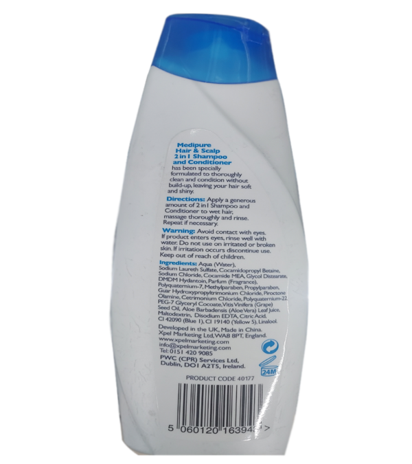 Hair & Scalp to Fight Against Dandruff 2 In 1 Shampoo Conditioner For Everyday USE - Image 2