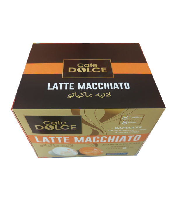 Cafe Dolce Latte Macchiato offers a creamy, smooth blend of espresso and milk. - Image 2