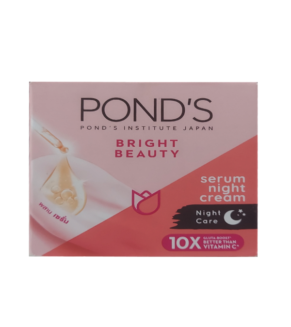 Pond's bright beauty serum night cream pond's institute japan 50g (AED-33)