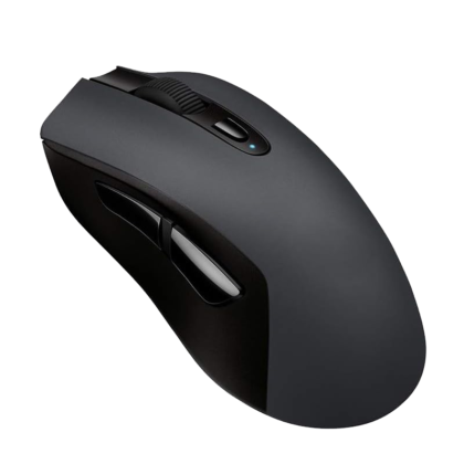 Trands K-W019M Rechargeable 2.4G Wireless Optical Mouse, Black, Ergonomic Design.(AED-50)