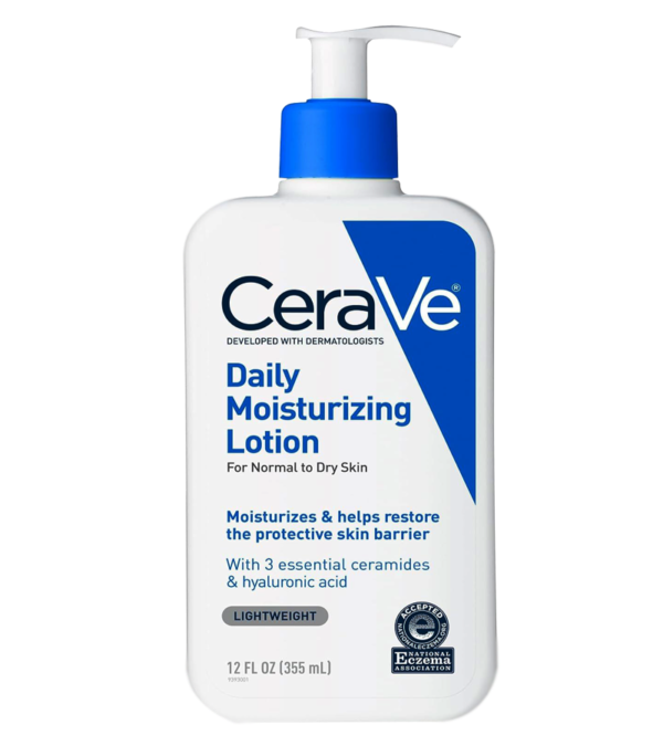 CeraVe Daily Moisturizing Lotion hydrates and restores skin with essential ceramides.