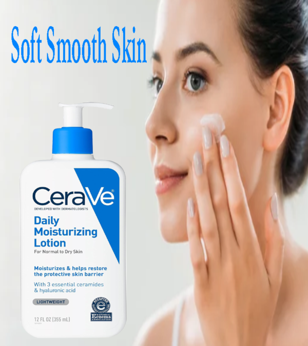 CeraVe Daily Moisturizing Lotion hydrates and restores skin with essential ceramides. - Image 2