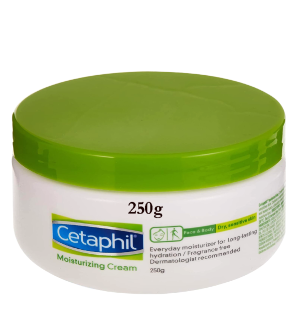 Cetaphil Moisturizing Cream 250g: Intense Hydration for Dry, Sensitive Skin, Skin Barrier Protection