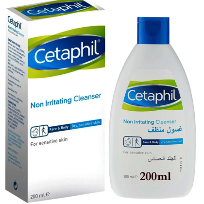 Cetaphil Non-Irritating Cleanser for Face & Body Gentle Care for Dry, Sensitive Skin 200ml