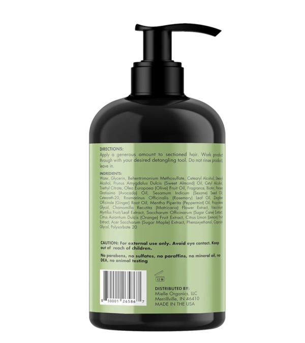 Mielle Rosemary Mint Strengthening Conditioner nourishes, detangles, and strengthens hair.355ml - Image 3