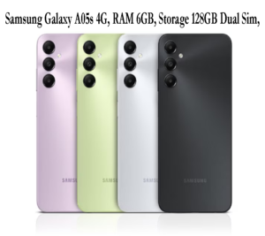 Samsung Galaxy A05s 4G, RAM 6GB, Storage 128GB Dual Sim, Camera Rear 50MP+2MP+2MP, Camera Font 13MP(Warranty 1 Year)