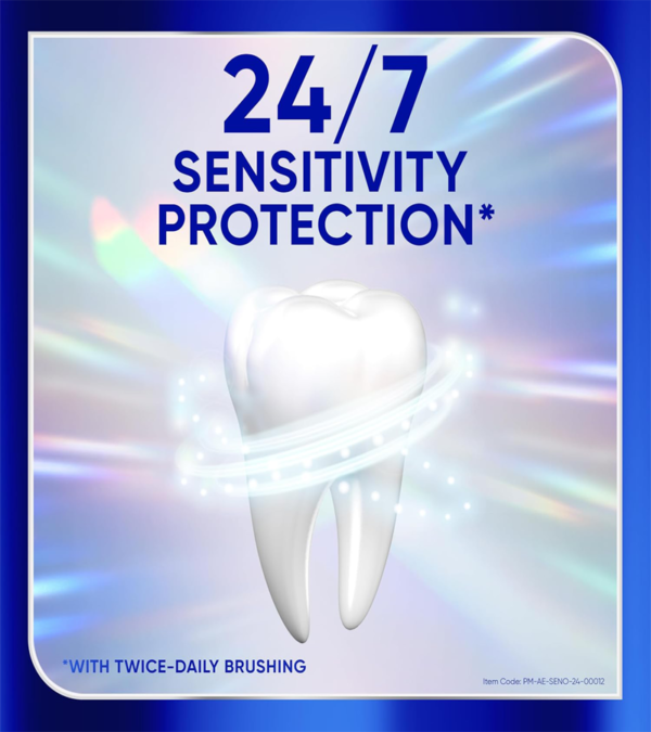 Sensodyne Clinical White toothpaste whitens, protects against stains, and freshens breath for sensitive teeth. - Image 3