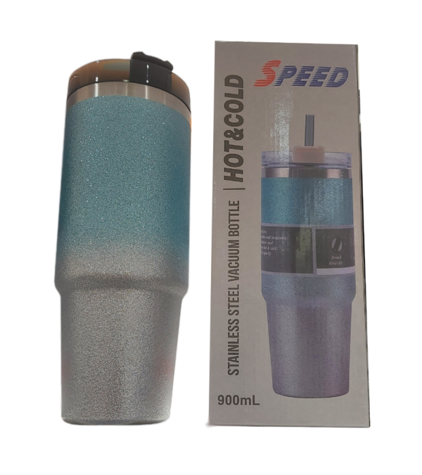 Hot and Cold Speed Bottle 900ml, Stainless Steel, Vacuum Insulated, Durable Design. - Image 2