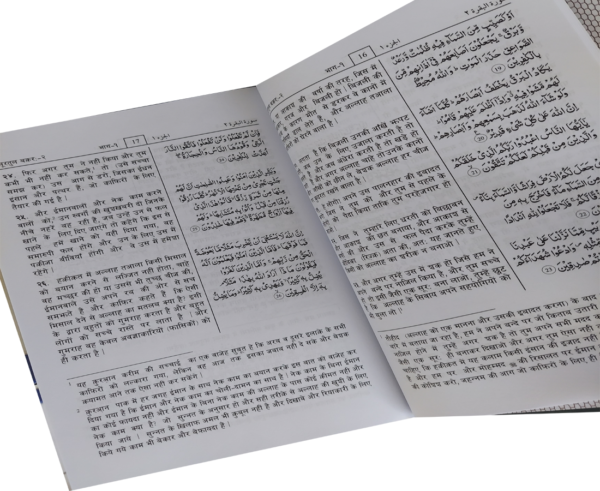 Al Quran Arabi to Hindi Languages, The Holy Quran, Al-Quran Al Kareem, (Size 14x21) - Image 4