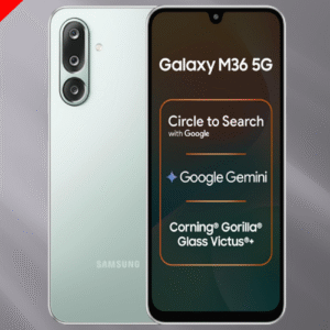 Samsung Galaxy M36 5G Light Green 6 GB RAM, 128 GB Storage 7.7mm Slim | Gorilla Glass Victus+