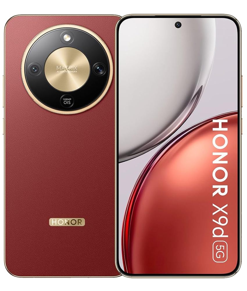 Honor X9d 5G Dual SIM Smartphone – 12GB RAM, 256GB Storage, 108MP AI Camera, 6.79" 120Hz AMOLED Display, Android 15, Reddish Brown